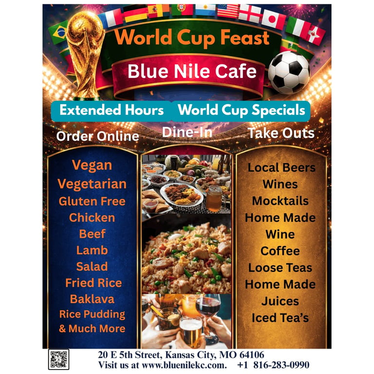 Blue Nile Cafe Kansas City World Cup Feast Hours