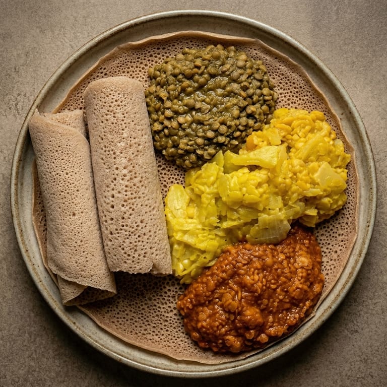 Lunch at Our Ethiopian Restaurant